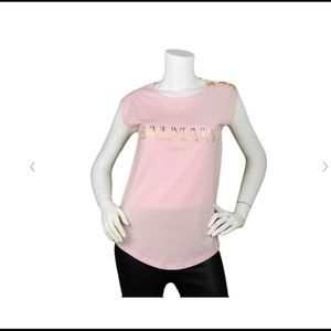 Pink Balmain Tee